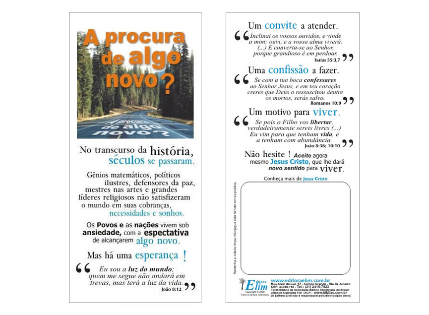 A Procura de Algo Novo? - Milheiro - Simples - Sem personalização - cód. 2001