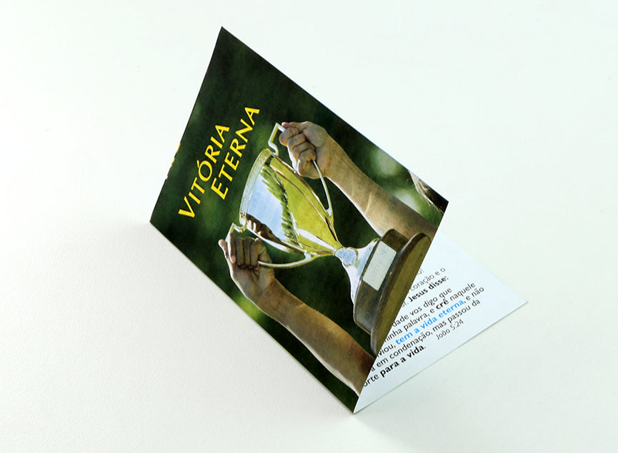 Vitória Eterna - Dobrável - Personalizado - cód. 1026p - Leia a descrição...